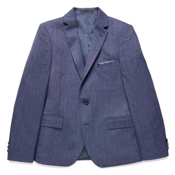 Lauren Ralph Lauren Big Boys Plaid Sport Coat - Navy, jacket suit 16R - Picture 1 of 10